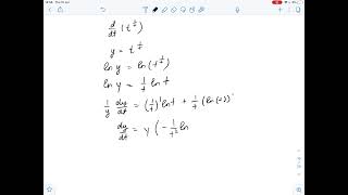 Evaluate The Following Derivatives.fracddttfrac1T Plainmath
