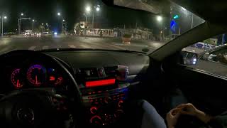 Mazda 3 MPS - Short city night drive (POV)