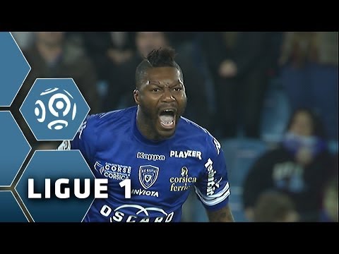 Djibril Cisse scores a STUNNING volley (68') - SC Bastia - FC Sochaux-Montbéliard (2-2) - 05/04/14