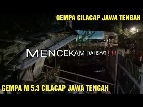 🔴Gempa Hebat Cilacap Jawa Tengah Hari ini 25 Desember 2022