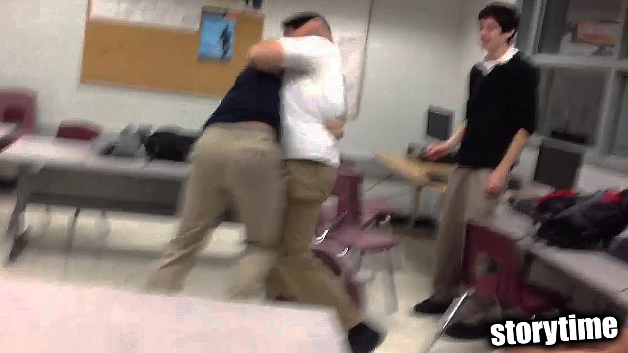 HE HIT THE TEACHER