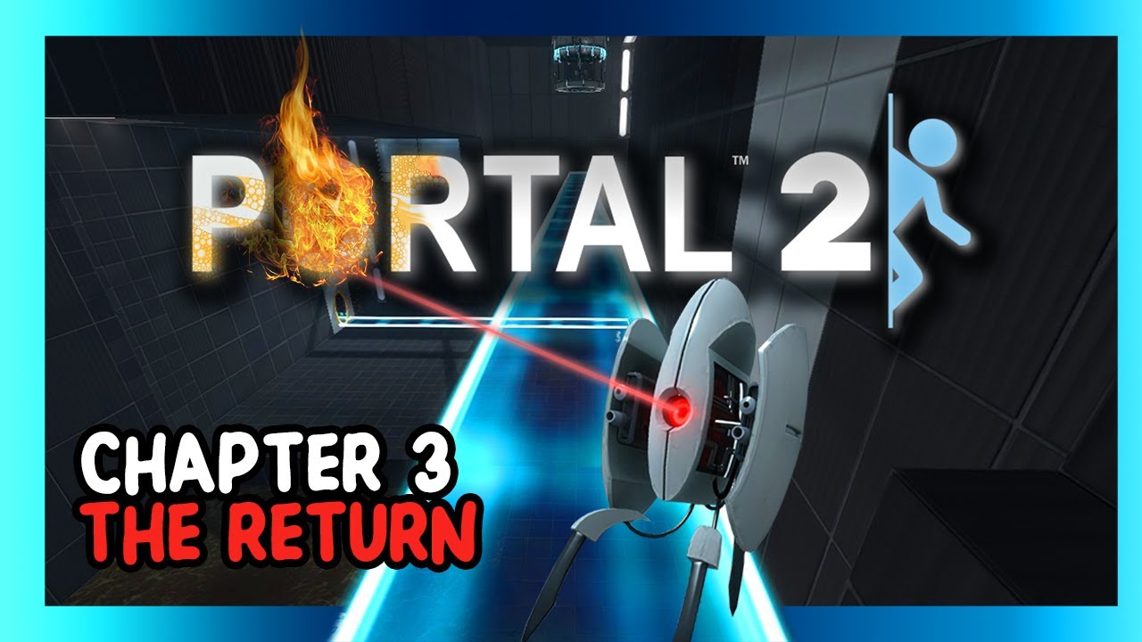 Puzzles getting HARDER 🔵 ️🟠 - Portal 2 [Chapter 3] - YouTube