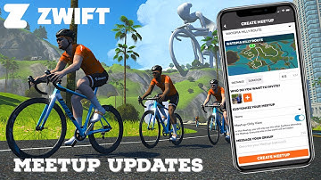 Zwift Meetup Update: Hide All Other Riders // Calendar Notifications