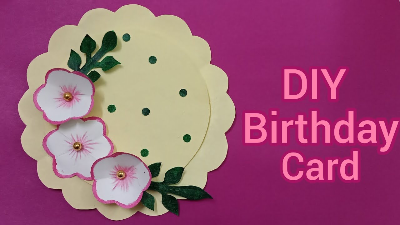 how-to-make-a-birthday-card-diy-birthday-card-round-shaped-card