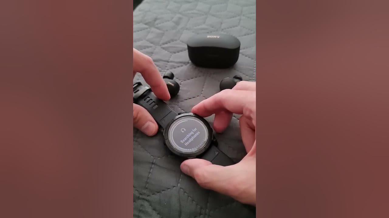 How to pair Garmin Fenix 7 with bluetooth headphones YouTube