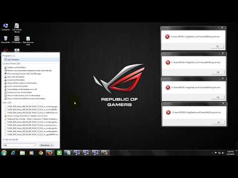 how to clear Asus Setup startup log.iniis lost error in All asus motherboards