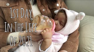 Reborn Life| 1st Day In The Life Of 2021 With Baby Louise - Reborn Video Reborn Vlog