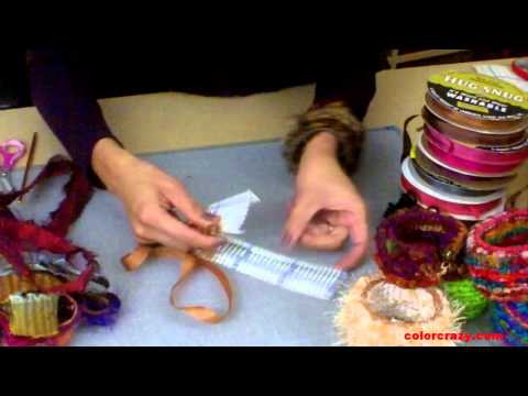 How to Make Locker Hooked Bangle Bracelets