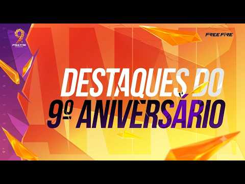 DESTAQUES DO 9° ANIVERSÁRIO | FREE FIRE BRASIL