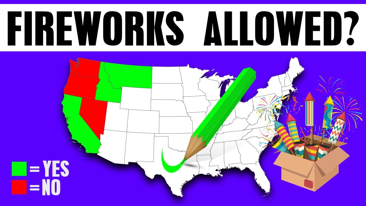 Are Fireworks Legal In Your State? - YouTube