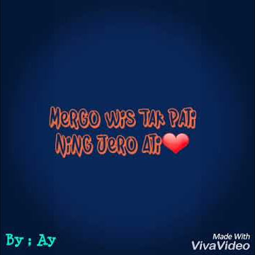 Status WhatsApp untuk yang ngga mau kehilangan (wegah kelangan)