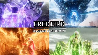 FREE FIRE Rampage bundles 2021