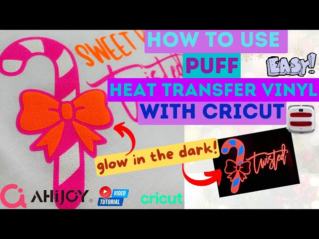 How to Use Puff Vinyl HTV with your CricutEASY! - Jennifer Maker