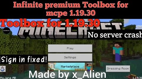 Infinite time Toolbox 1.19.30 with server fixed!!Anti crash||Infinite premium Toolbox 1.19.30 mcpe
