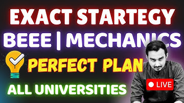 BEEE | MECHANICS | EXACT PLAN🎯 | ENGINEERING FIRST YEAR | SEMESTER 1 | MATHS 1 | SAURABH DAHIVADKAR