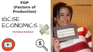 The Basic Economic Problem- Factors of Production-Unit 1-Part 2