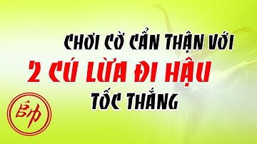 Chơi Cờ CẨN THẬN Với  2 CÚ LỪA Đi Hậu TỐC THẮNG Này Cờ Tướng Khai Cuộc Tấn Công Thần Tốc Hay Nhất