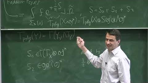 Prof. Giovanni Felder | The classical master equation