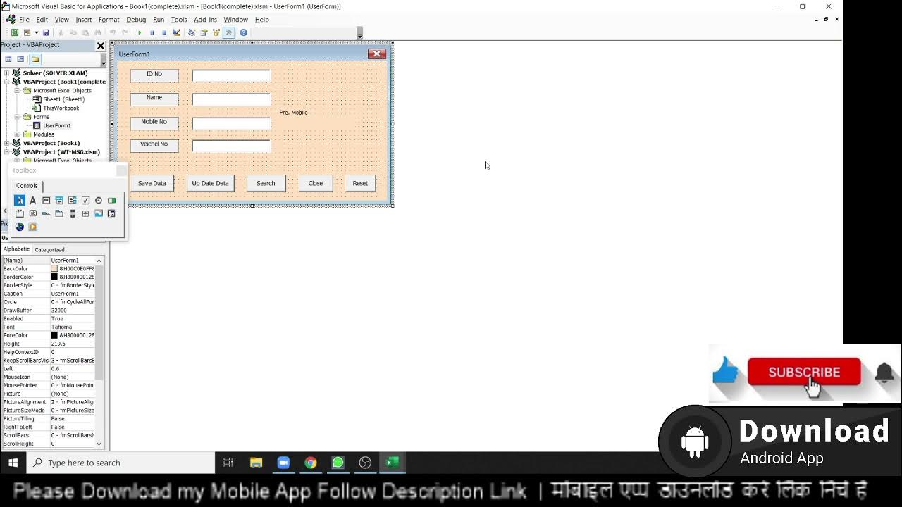 UserForm Validation - Excel VBA UserForm Classes - YouTube