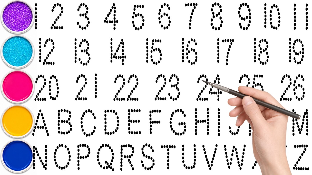LA Cutz lovers アルファベット 数字 カッティングダイ Catchy & Kid-Friendly: Learn Numbers 1-26 and Alphabet A-Z | Fun