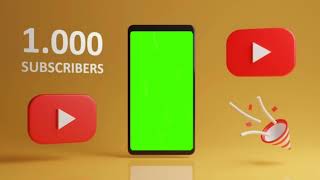 1000 Subscribers Green Screen Victor No Copyright