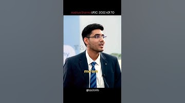 Aaditya Sharma UPSC CSE 2022 AIR 70