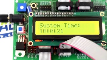 DS1307 RTC based Digital Clock Designing in 24 Hour Format with ATmega16 and LCD Display by ABLab