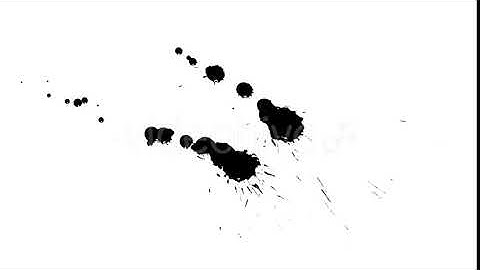 Ink Drops on Dry Paper 17 | Motion Graphics - Envato elements