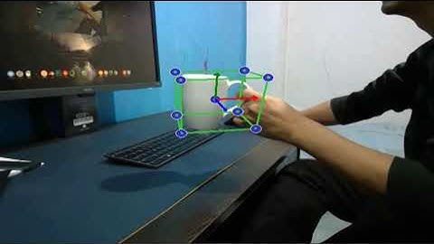 Objectron using Mediapipe, Cup detection
