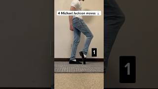 4 Michael Jackson dance moves tutorial step by step ✨🚶