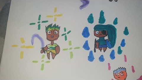 How you can tell which of my characters is male and which one is female. #holoartstyle 