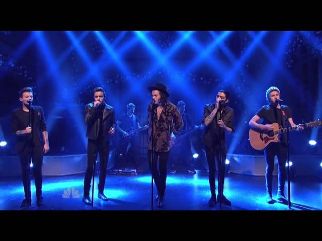 One Direction - Night Changes | SNL December 2014 class=