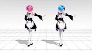 [MMD] Gokuraku Jodo (Ram&Rem)