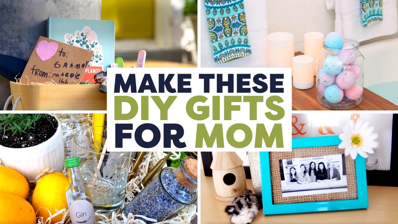Cute & Easy Gifts to Make for Mother's Day