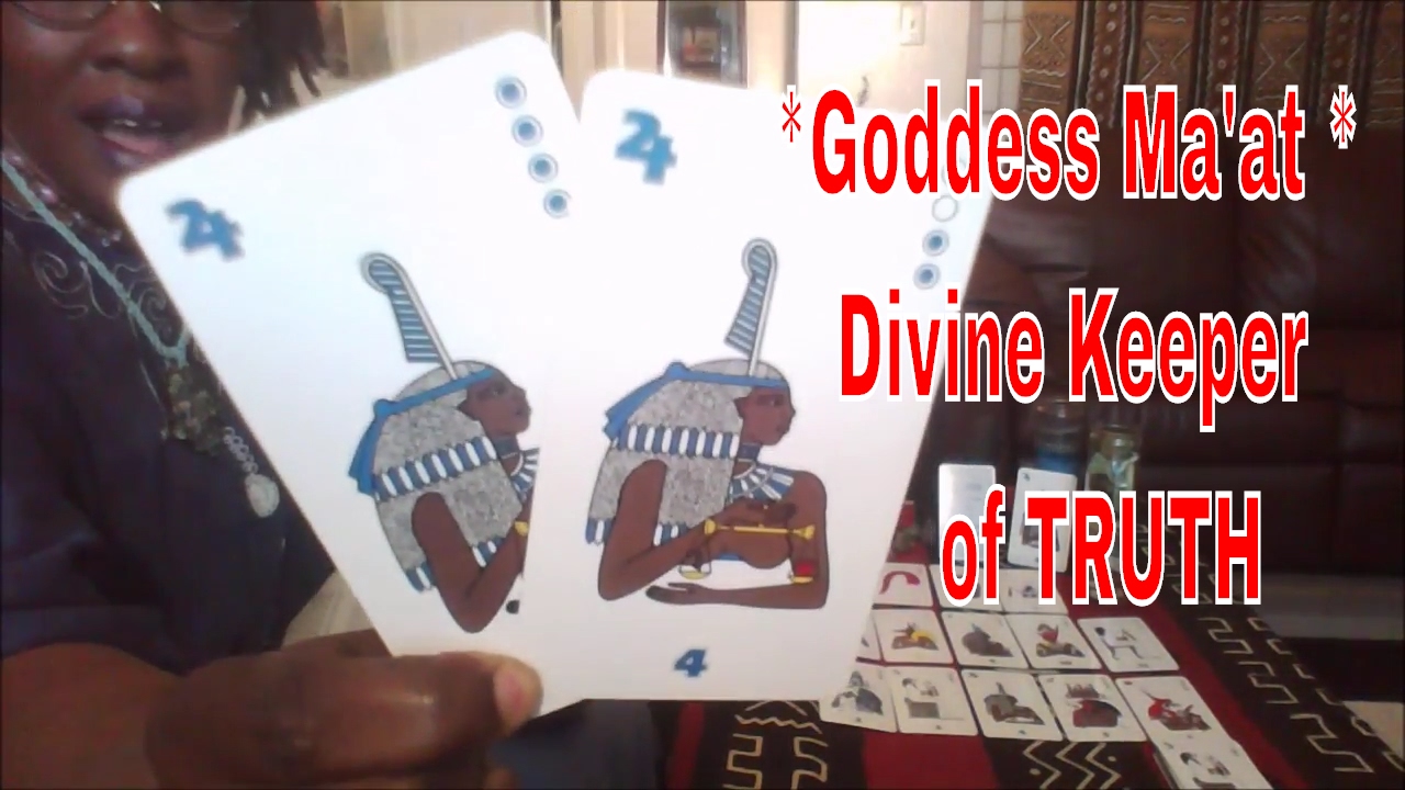 How To Read The Metu Neter Oracle 4 Goddess MA AT Divine Keeper 