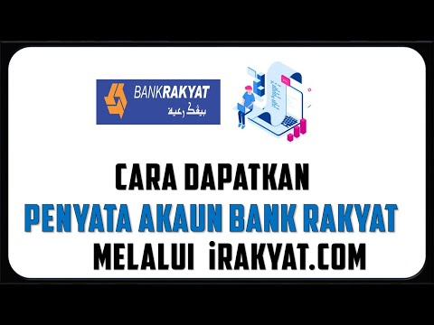 Cara Dapatkan Penyata Akaun Bank Rakyat Secara Online | Statement account bank rakyat