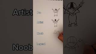 How to draw kick buttowski 😁 #artistsran #shorts #animeart #howtodraw