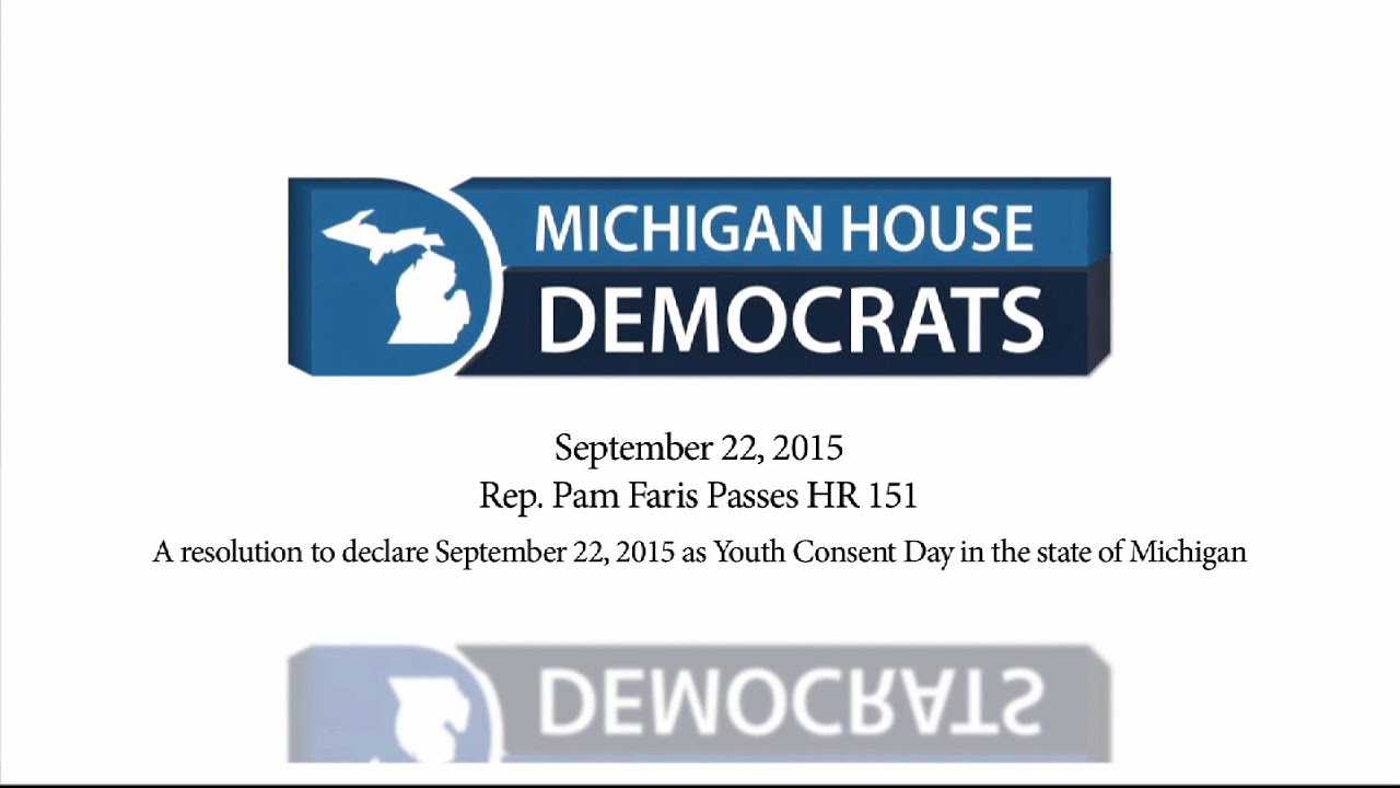 democrats qualified for next debate Rep. Pam Faris Passes Youth Consent Day in Michigan