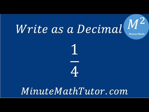 Video: Wat is 04 als decimaal?
