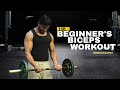 BEGINNER' S FULL BICEPS WORKOUT | BEGINNERS SERIES DAY 13 | BADSHA FITNESS GYM
