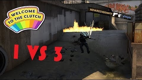 Клатч 1 в 3 | CS:GO
