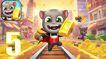 Talking Tom Gold Run - Gameplay Walkthrough Part 5 (Android,iOS)