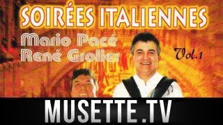 Musette MARIO PACE & RENE GROLIER AMORE MIO allègre, bruyant, fête