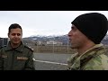 American and Indian Army talk MREs and training in the snow at Yudh Abhyas 2021