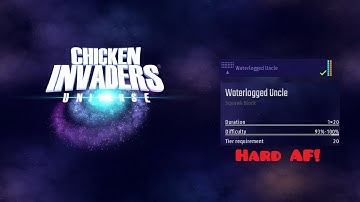 Playing Maximum Difficulty Squawk Block (+SSH) [Chicken Invaders Universe]