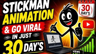 Make the Stickman Animation &amp; Go Viral In Just 30 Day's #virel #makevideoswithai 