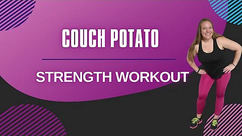 Couch Potato Strength Workout- Seated Dumbbell Wor...