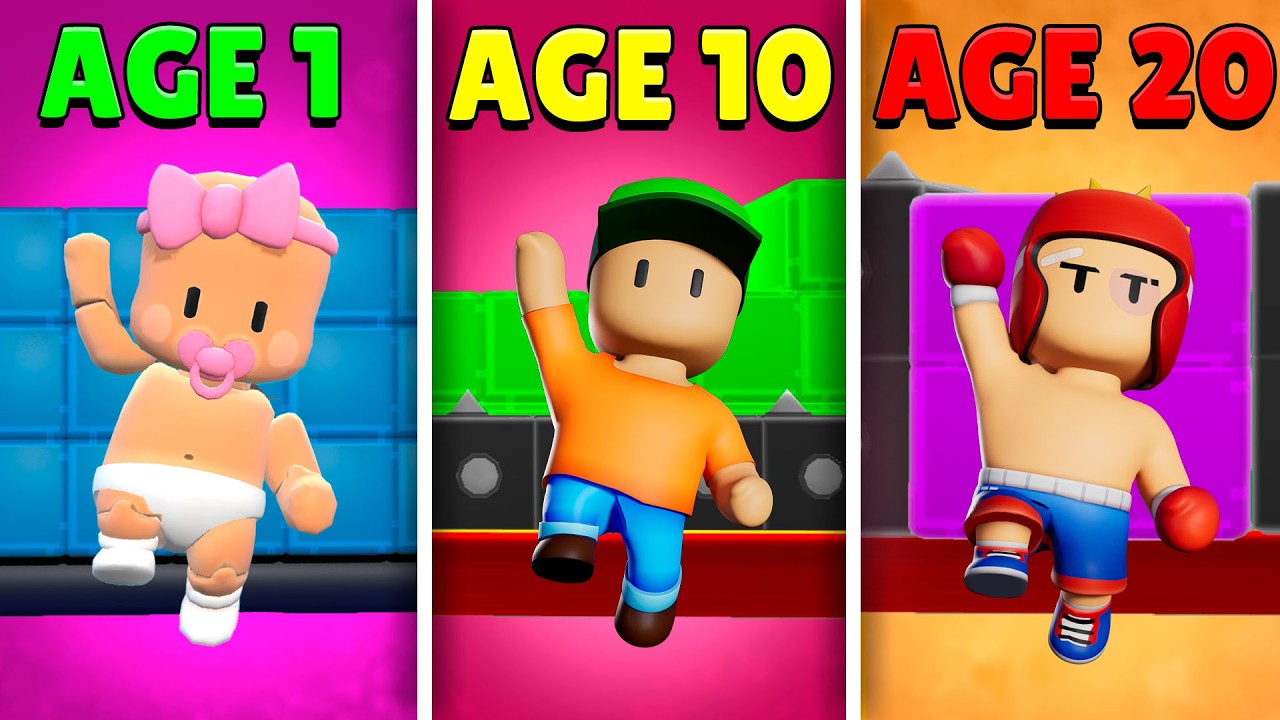 В каком возрасте лучше всего получается «схватиться» в Stumble Guys?