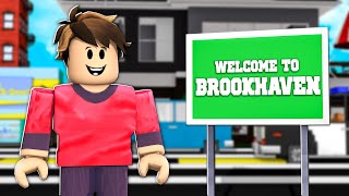 MY FIRST TIME PLAYING ROBLOX BROOKHAVEN