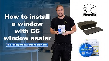 How to Install a Window with CC Window Sealer | The Self-expanding adhesive foam tape!